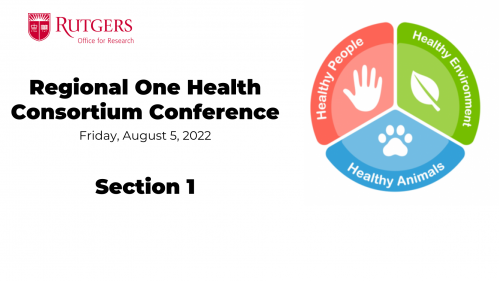 Regional One Health Consortium Conference Section 1
