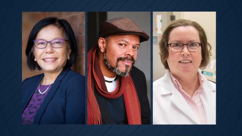 from Left to right: Nancy Yunhwa Rao, John Keene and Eileen White