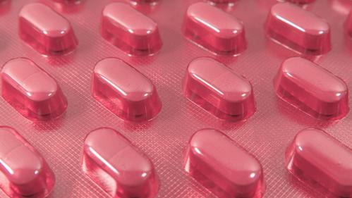 pills in plastic
