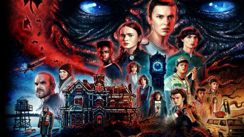 Promotional art of "Stranger Things" Season 4