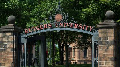 Rutgers class of 1883 gate