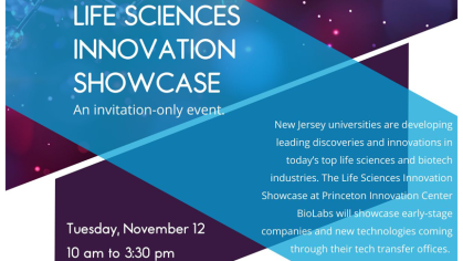 Infographic for 2024 Life Sciences Innovation Showcase on Nov. 12