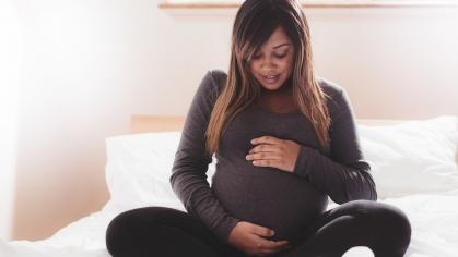 A pregnant woman