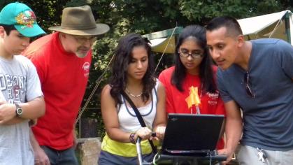 image of students with computer 