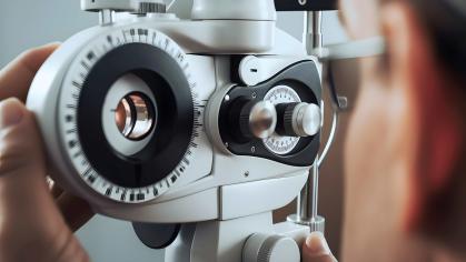 Adobe Stock photo of tool used for vision evaluation