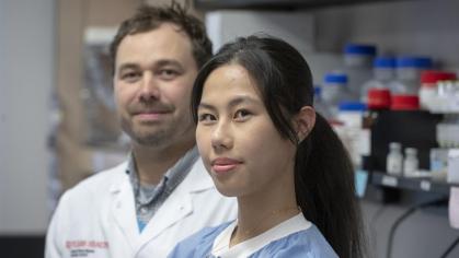 Male and female researchers