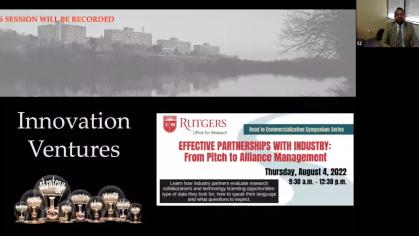 Infographic for webinar Effective Partnerships With Industry: From Pitch To Alliance Management