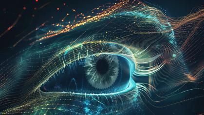 Digital Eye Wave Lines