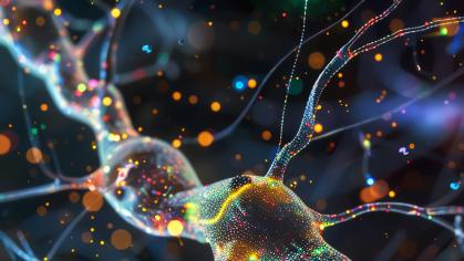 Neuron signal transmission in the brain