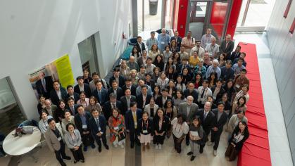 Group shot from the Rutgers-South Korea Symposium on June 19, 2025