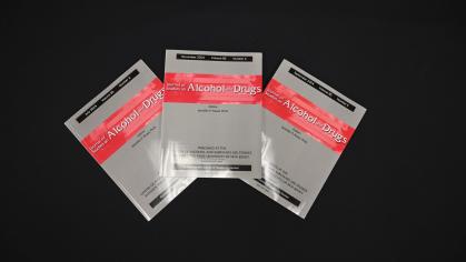 Three copies of the Journal of Studies on Alcohol and Drugs