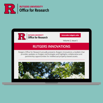 Image of Technology Transfer Bulletin appearing on a computer screen