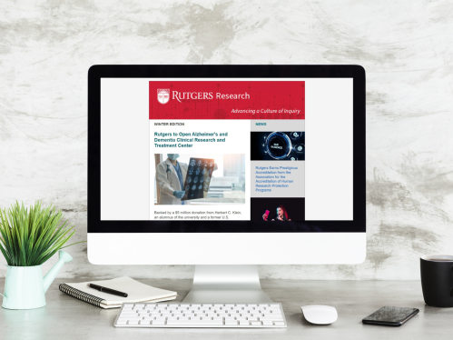 Winter 2023 edition of Rutgers Research News