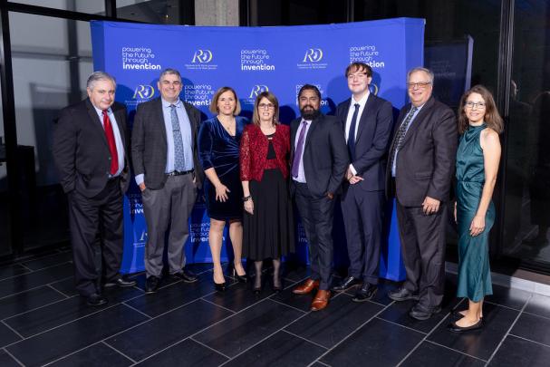 Rutgers Office for Research staff at the 2025 Edison Patent Awards ceremony