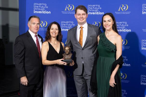 2025 Edison Patent Award winners Eric Wengrowski and Kristin Dana with their partners