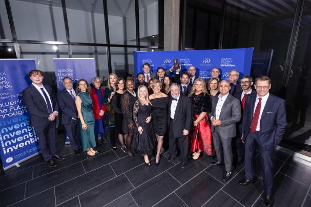 Rutgers Office for Research staff at the 2025 Edison Patent Awards ceremony