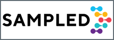 Logo for Rutgers startup company Sampled
